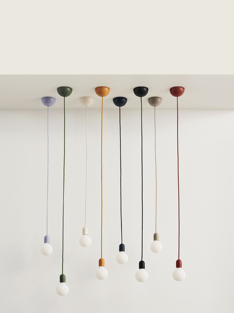 SUSPENSION C&Acirc;BLE PAPER SHADE VERT - Hay -  Green , Home design Bensimon