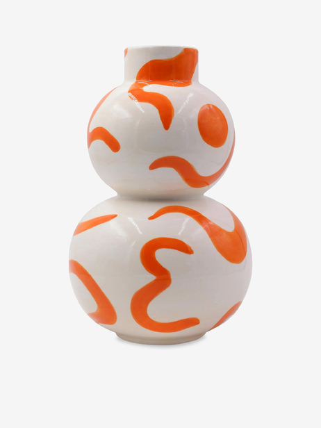 VASE ISLA - Que Rico / Optiplast -  Orange , Home design Bensimon
