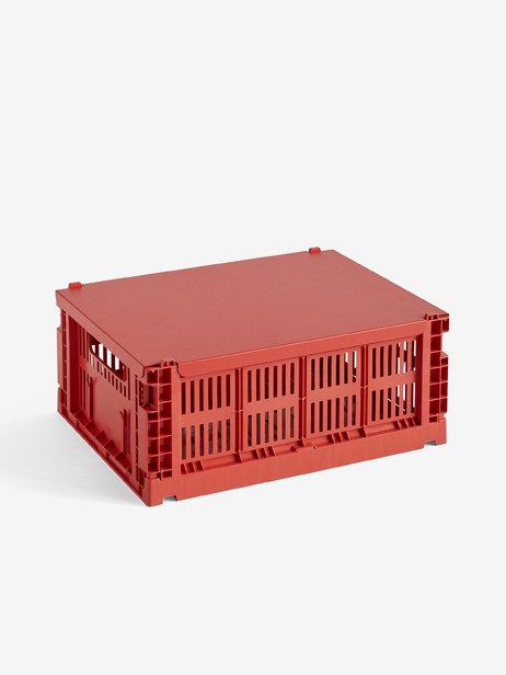 COUVERCLE METAL ROUGE - COLOUR CRATE - Hay -  Red , Home design Bensimon
