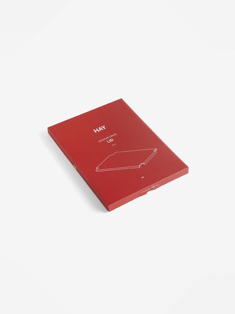 COUVERCLE METAL ROUGE - COLOUR CRATE - Hay -  Red , Home design Bensimon
