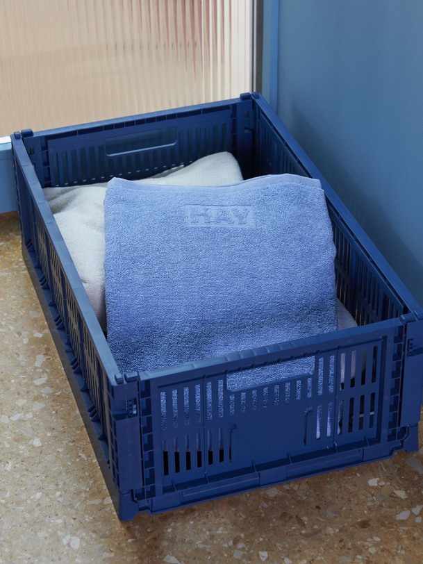 PANIER COLOUR CRATE S POLYPROPYLENE RECYCLE BLEU CIEL - Hay -  Sky , Home design Bensimon