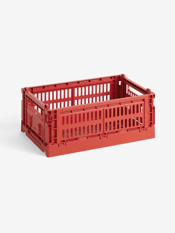PANIER COLOUR CRATE S POLYPROPYLENE RECYCLE ROUGE - Hay -  Red , Home design Bensimon