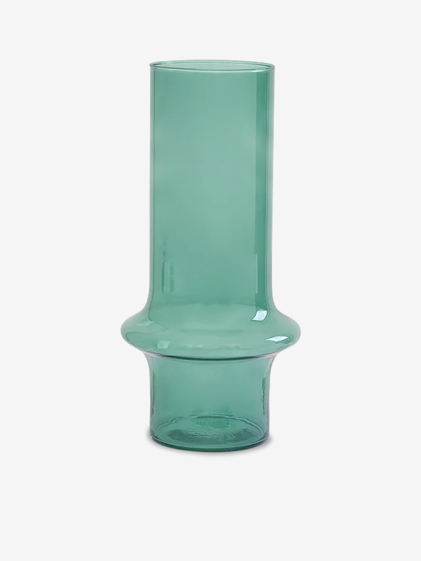 VASE VERRE RECYCLE BLEU - Urban Nature Culture -  Blue , Home design Bensimon