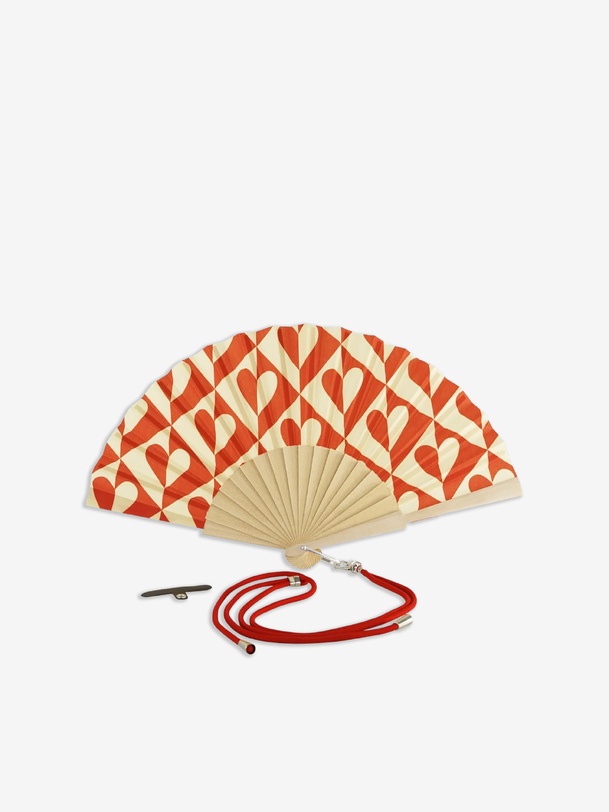 EVENTAIL COEURS ROUGE - WD Lifestyle EasyLife -  Red , Home design Bensimon