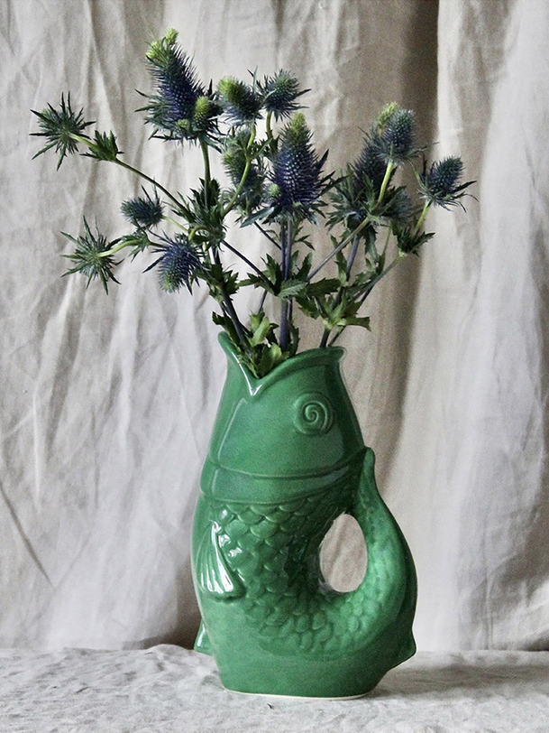 VASE POISSON KAKI - Opjet -  Khaki , Home design Bensimon