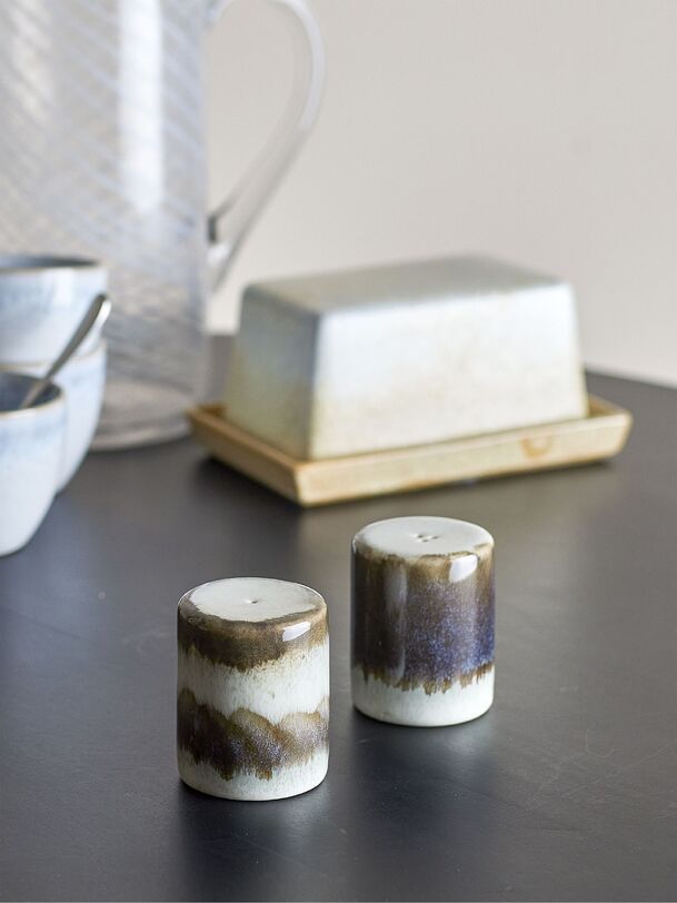 Set poivre et sel céramique - Bloomingville - Grey , Home design Bensimon
