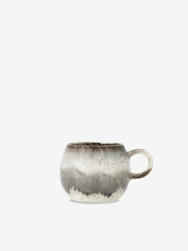 Tasse à expresso en grès Paula - Bloomingville - Grey , Home design Bensimon