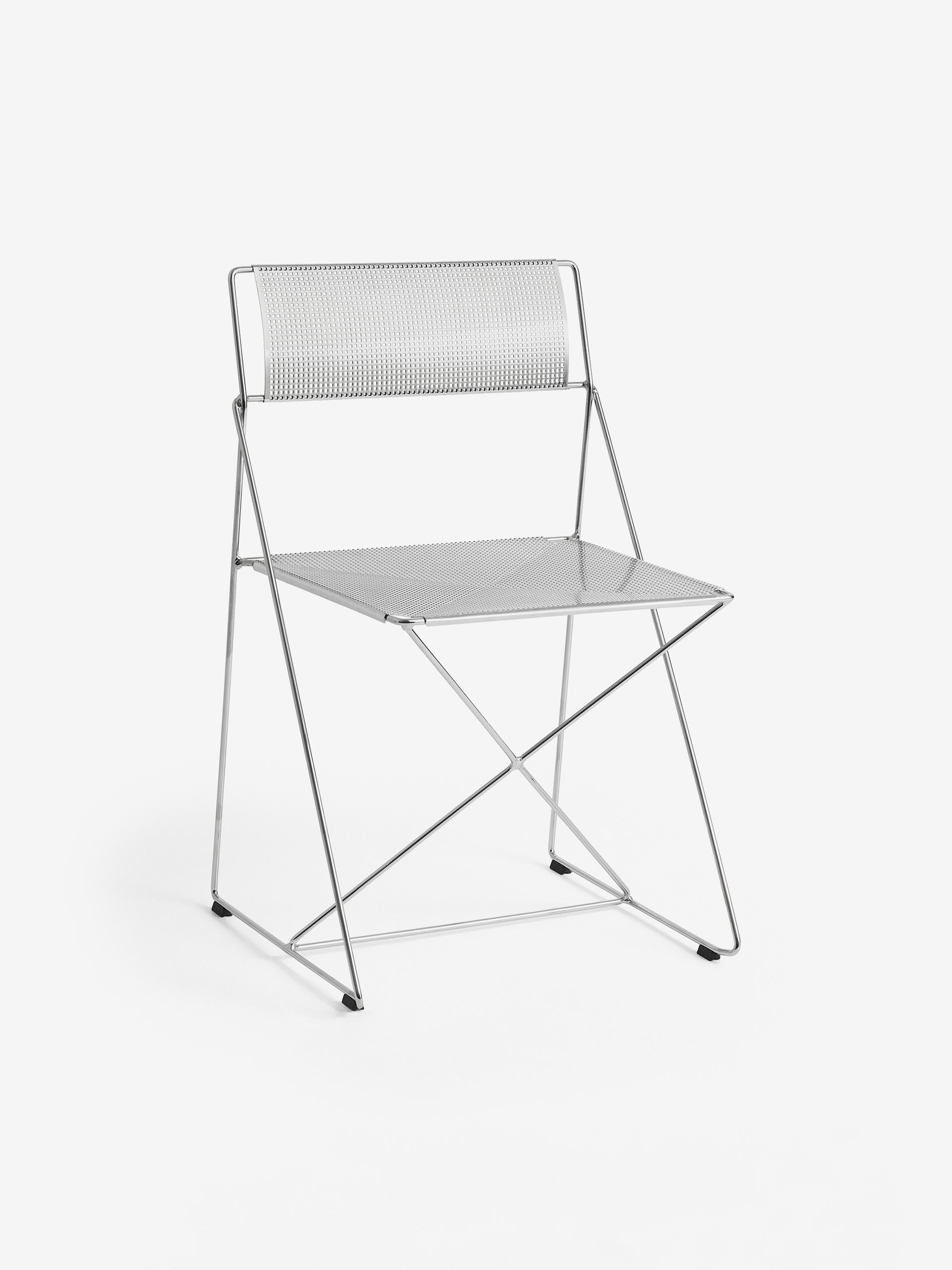Chaise x-line noir - Hay - Chrome , Home design Bensimon