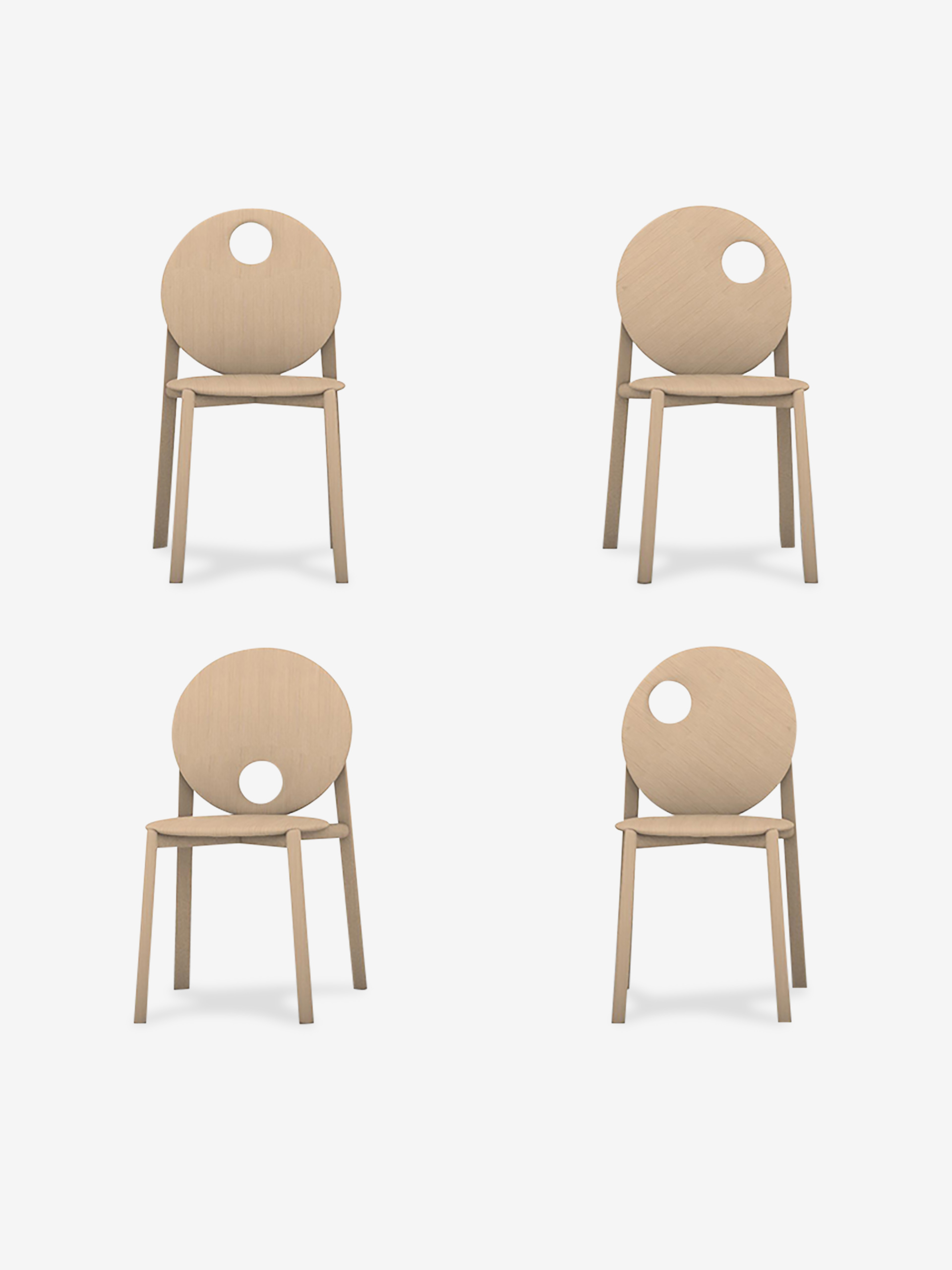 Chaise Helio - Drugeot Manufacture -  Natural , Home design Bensimon