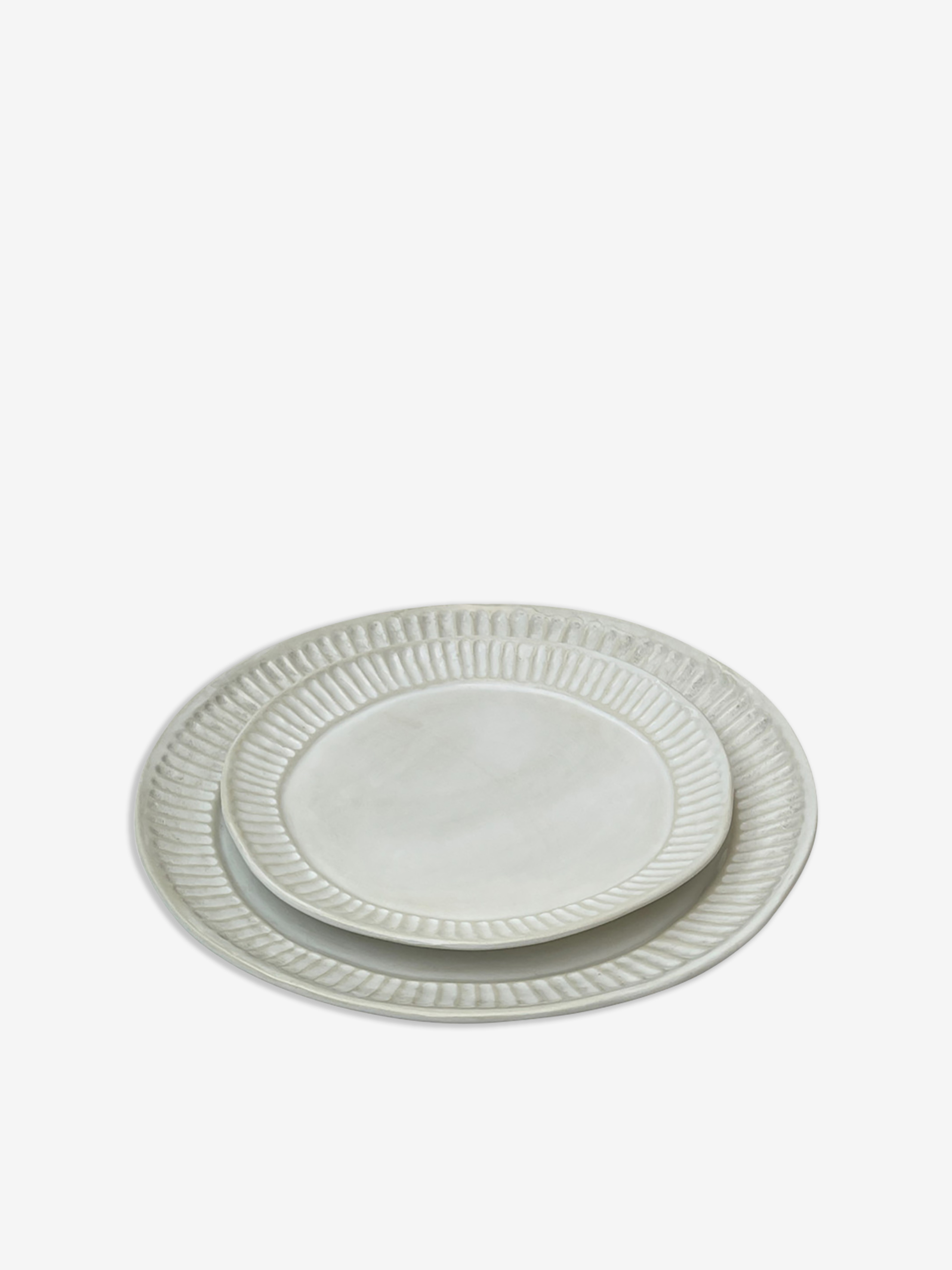 Petite assiette en céramique Cardboard - Bazar de Luxe - White , Home design Bensimon