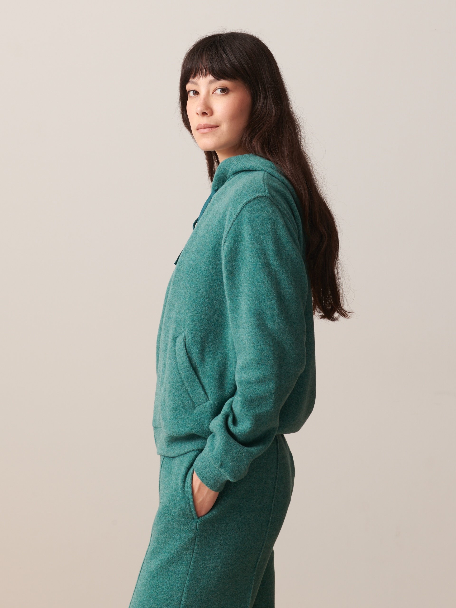 MARCUS CARDIGAN -  Blue green , Ready-to-wear Bensimon