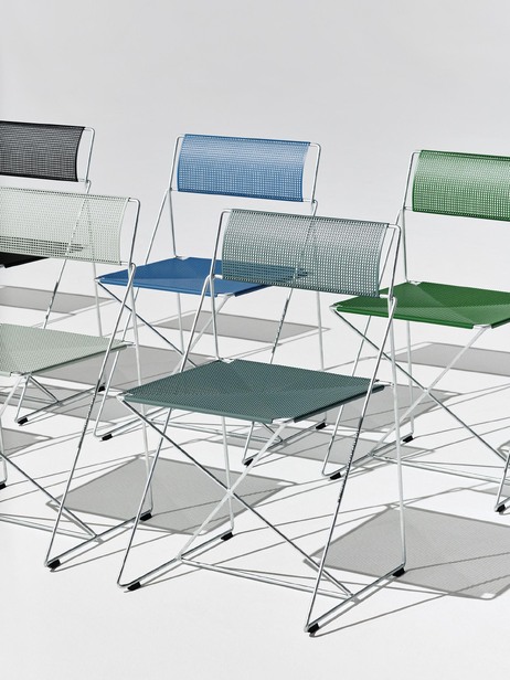 Chaise x-line noir - Hay -  Chrome , Home design Bensimon