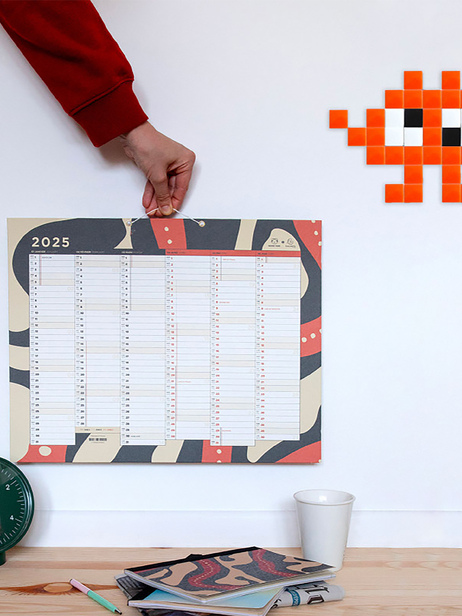 PIXEL ART -  Orange , Home design Bensimon