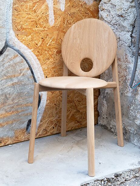 Chaise Helio - Drugeot Manufacture -  Natural , Home design Bensimon