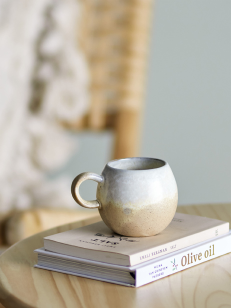 Tasse en gr&egrave;s Paula - Bloomingville -  Natural , Home design Bensimon