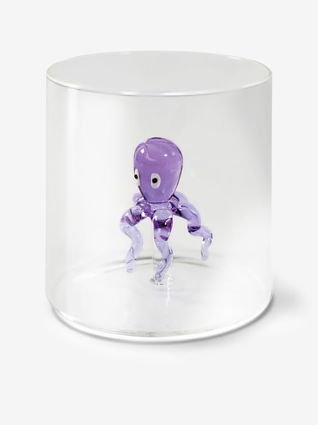 VERRE FIGURINE PIEUVRE - WD Lifestyle EasyLife -  P urple , Home design Bensimon
