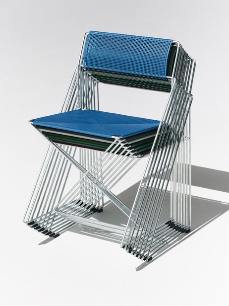 CHAISE X-LINE BLEU - Hay -  Blue , Home design Bensimon