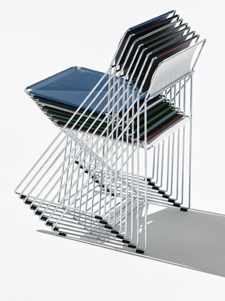 CHAISE X-LINE BLEU - Hay -  Blue , Home design Bensimon