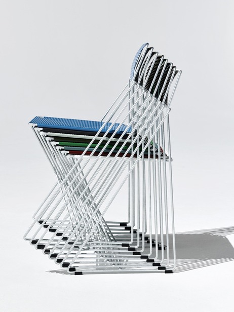 CHAISE X-LINE BLEU - Hay -  Blue , Home design Bensimon