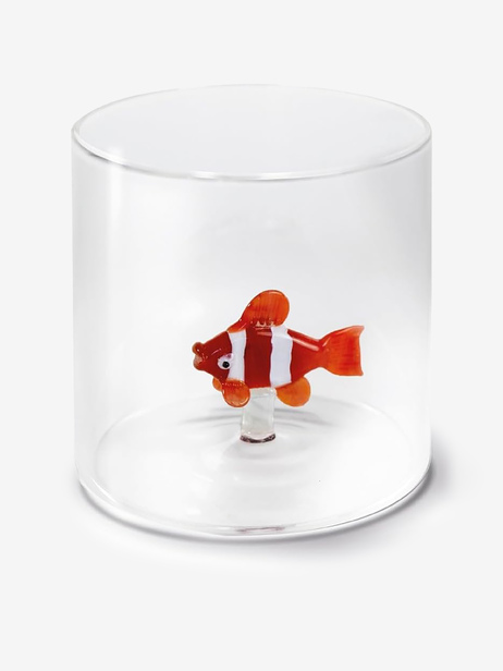 VERRE FIGURINE -  Red , Home design Bensimon