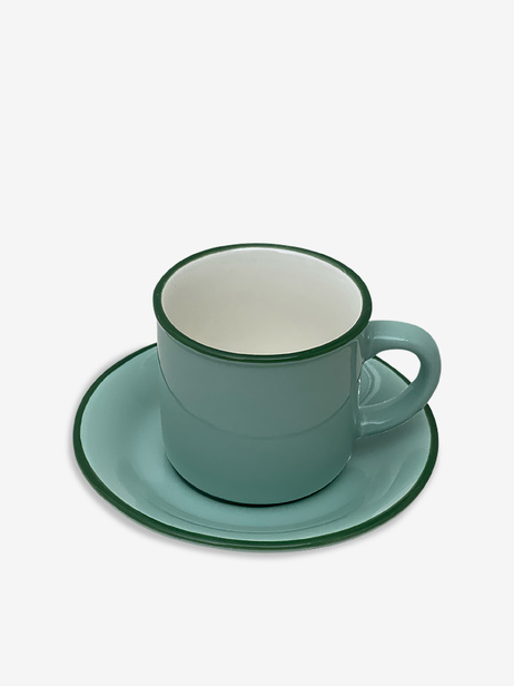 Tasse Ristretto c&eacute;ramique - Bazar de Luxe -  Vert clair , Home design Bensimon