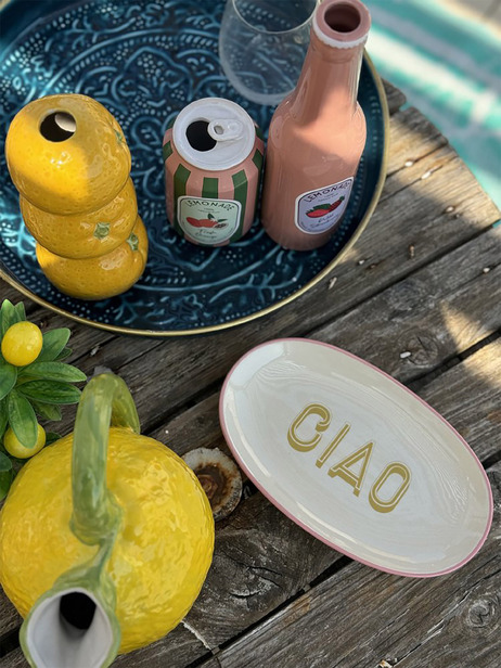 ASSIETTE CIAO - Kersten -  White , Home design Bensimon