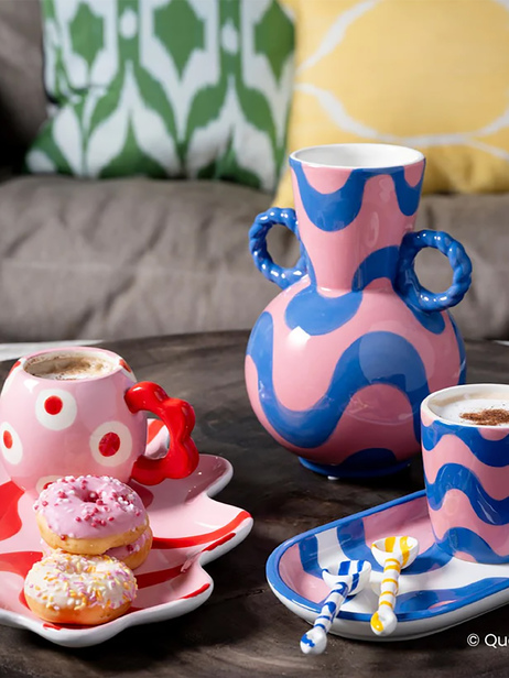 TASSE ESPRESSO JUANITA - Que Rico / Optiplast -  Pink , Home design Bensimon