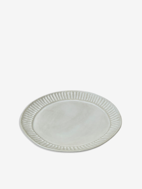 Petite assiette en c&eacute;ramique Cardboard - Bazar de Luxe -  White , Home design Bensimon