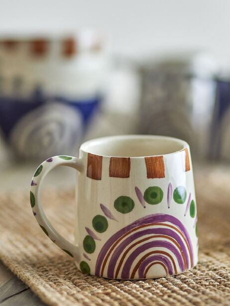Tasse en gr&egrave;s Shama - Bloomingville -  Green , Home design Bensimon