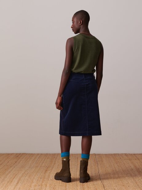 MIA SKIRT -  Bleu nuit , Ready-to-wear Bensimon