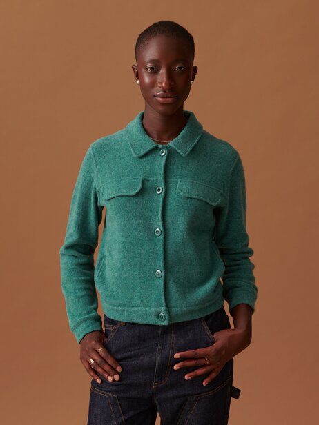 CELENA JACKET -  Blue green , Ready-to-wear Bensimon