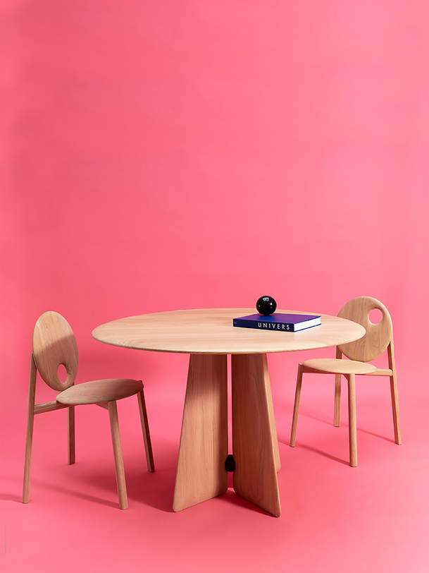 Chaise Helio - Drugeot Manufacture -  Natural , Home design Bensimon