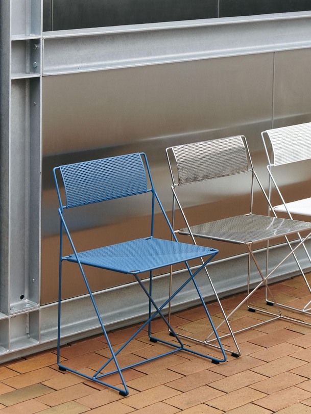 CHAISE X-LINE BLEU - Hay - Blue , Home design Bensimon
