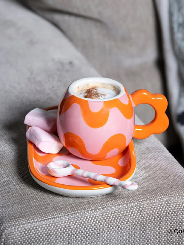 TASSE ESPRESSO JUANITA - Que Rico / Optiplast -  Orange , Home design Bensimon