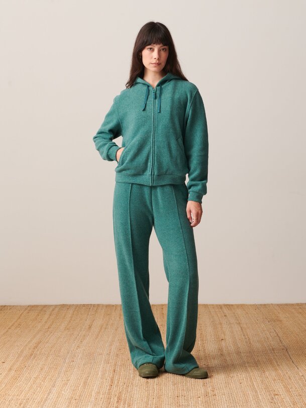 MARCUS CARDIGAN -  Blue green , Ready-to-wear Bensimon