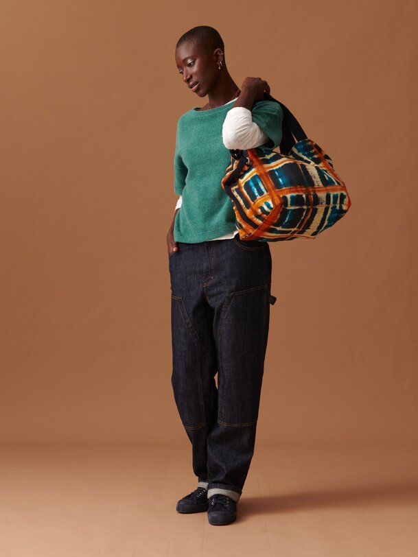 MARTIN SWEATER -  Blue green , Ready-to-wear Bensimon