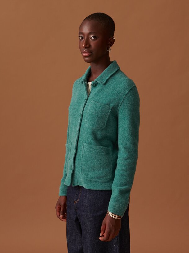 GOLTA JACKET -  Blue green , Ready-to-wear Bensimon