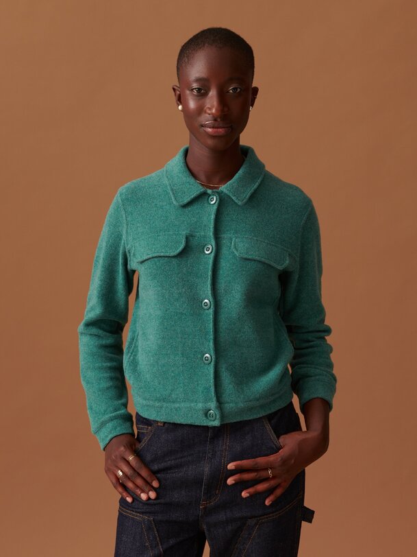 CELENA JACKET -  Blue green , Ready-to-wear Bensimon