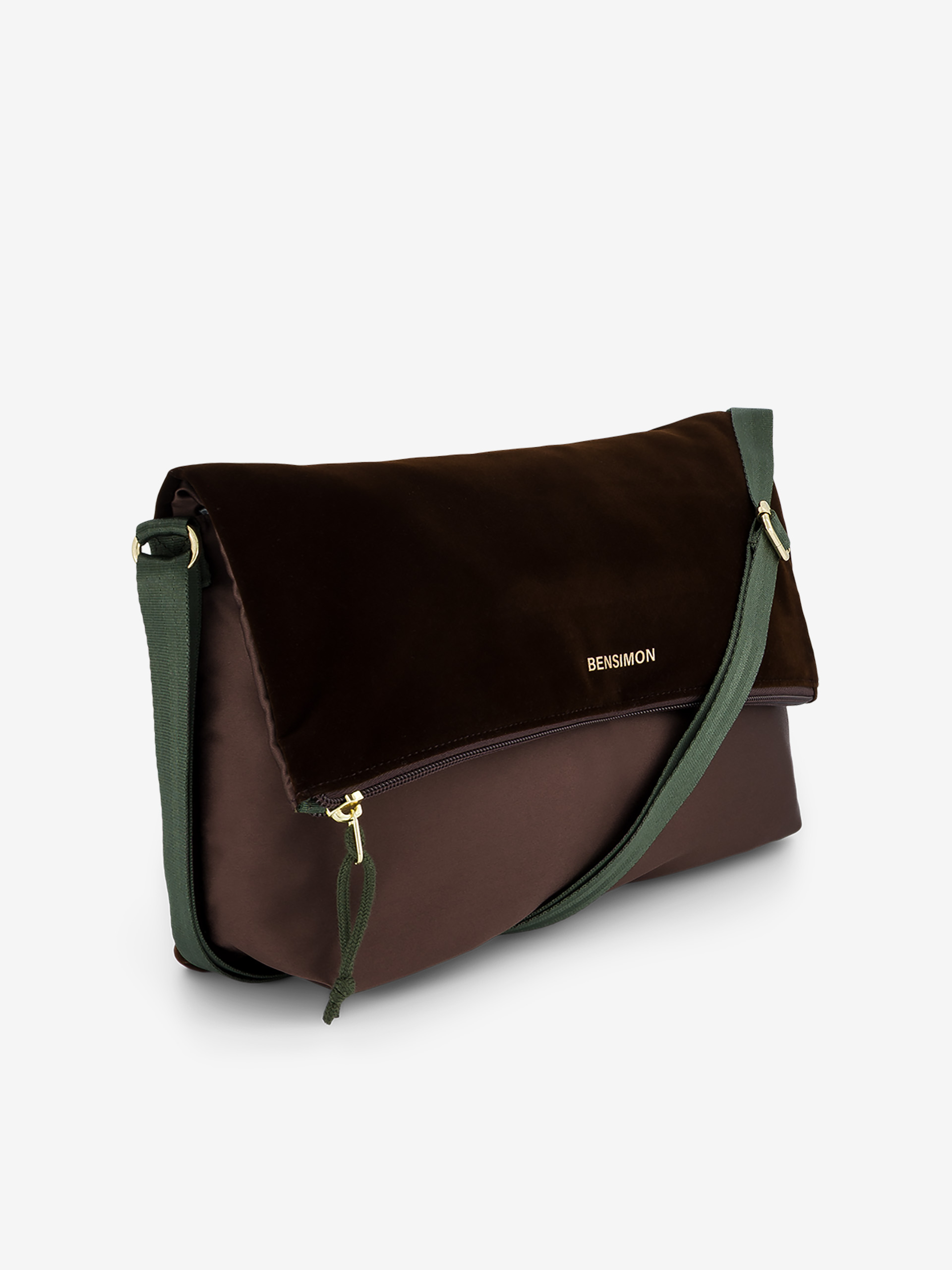 CROSS BODY BAG OLIVA -  Chocolate , Bags & Luggage Bensimon