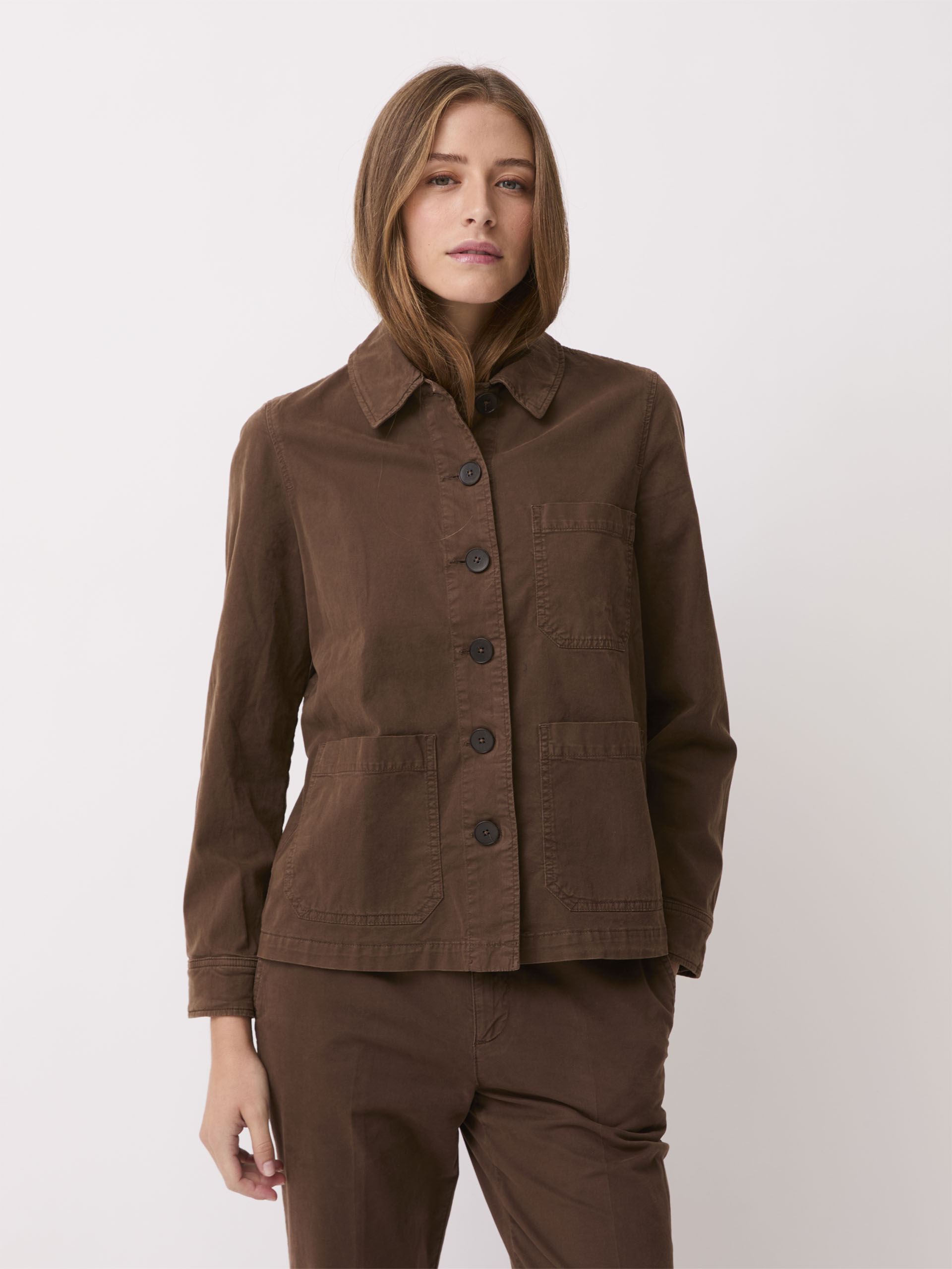 VESTE GOLTA -  Chocolate , Ready-to-wear Bensimon