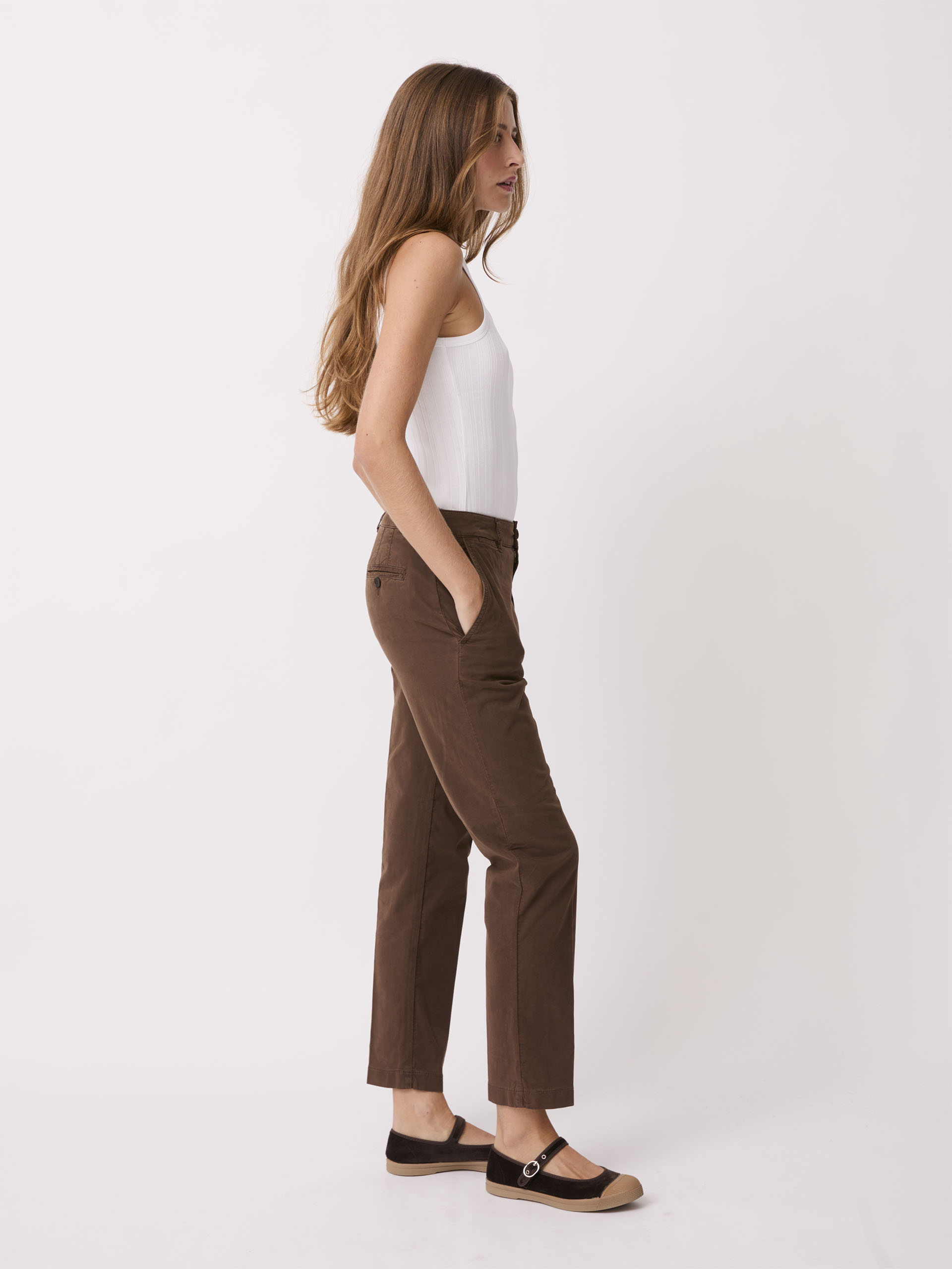 PANTALON BEGONIA -  Chocolate , Ready-to-wear Bensimon