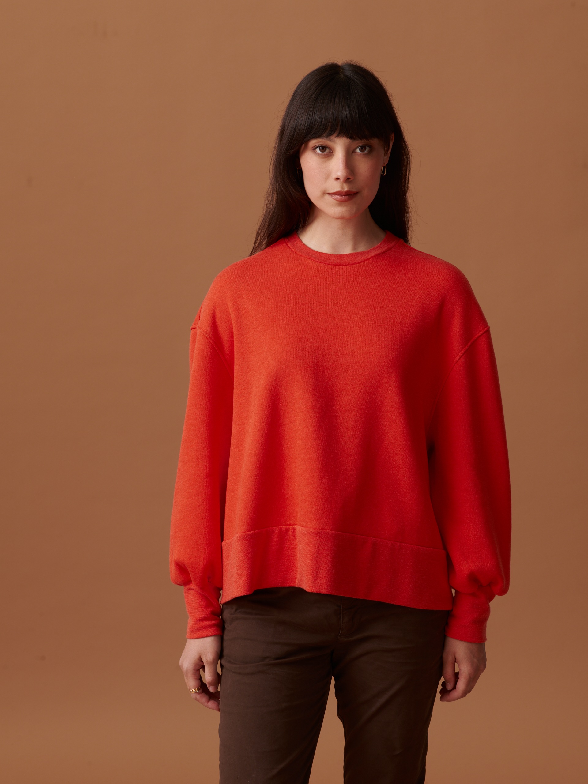OLEK SWEATSHIRT -  Orange , Ready-to-wear Bensimon