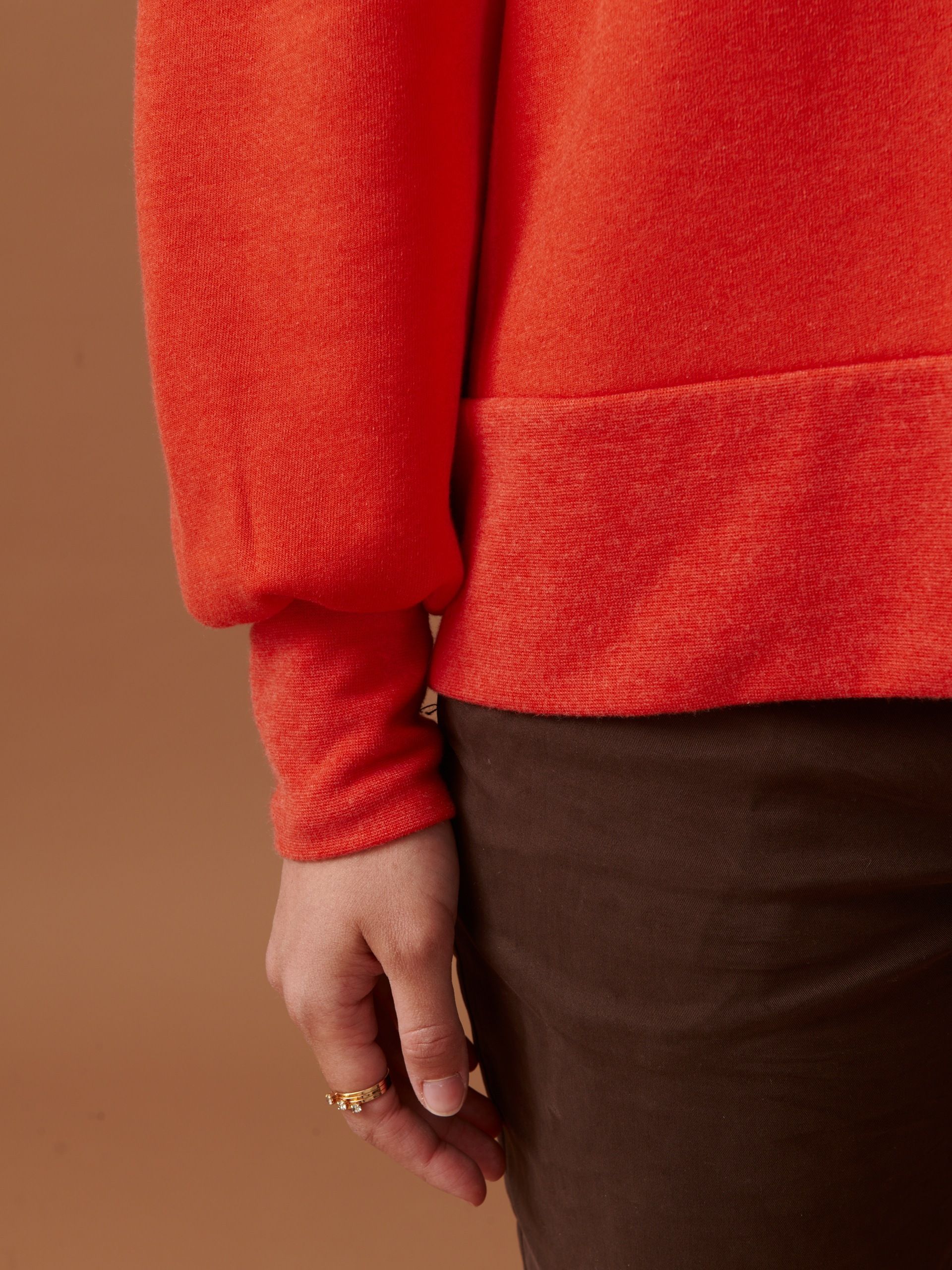 OLEK SWEATSHIRT -  Orange , Ready-to-wear Bensimon