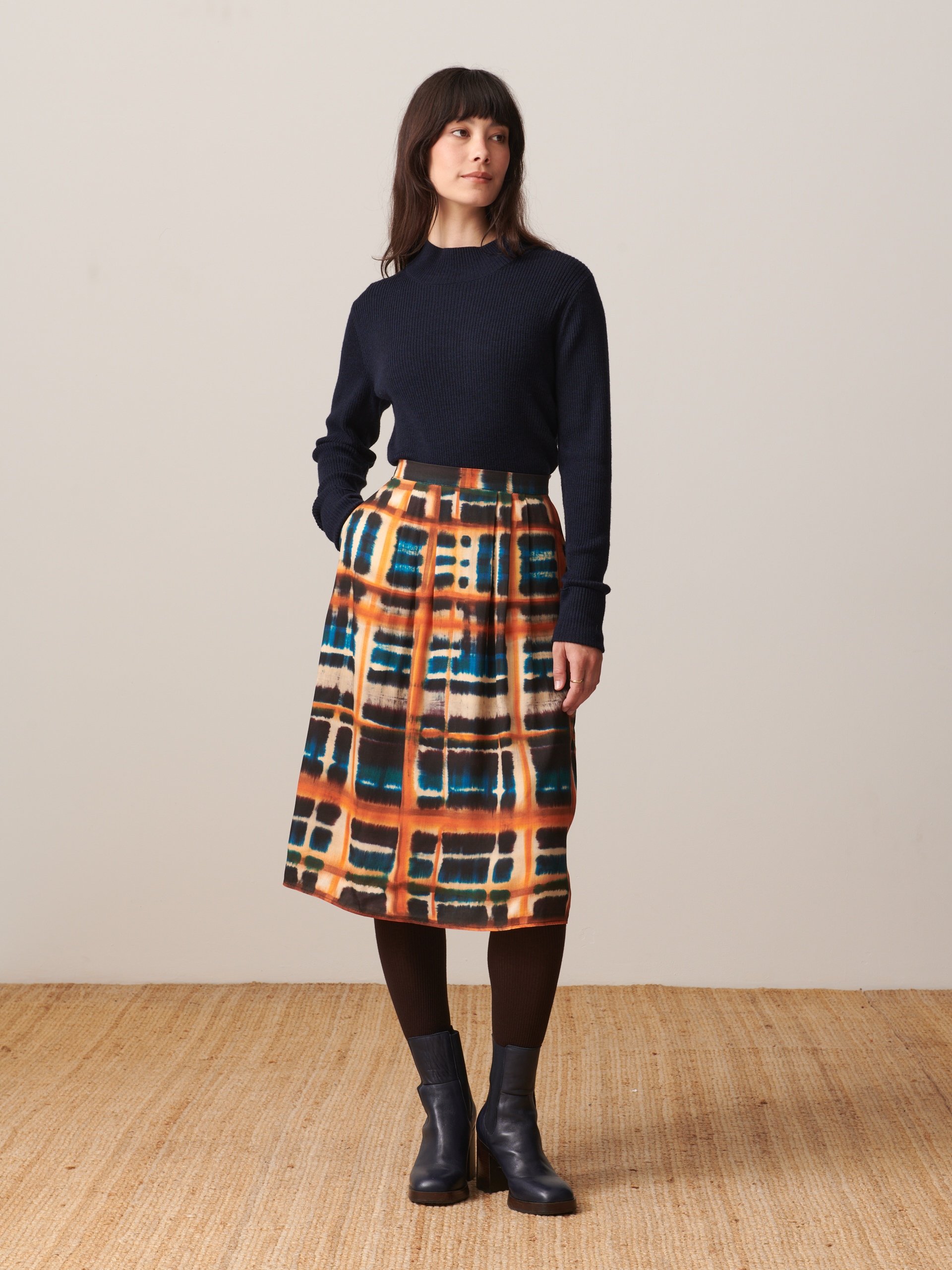 MILADO SKIRT -  Orange , Ready-to-wear Bensimon
