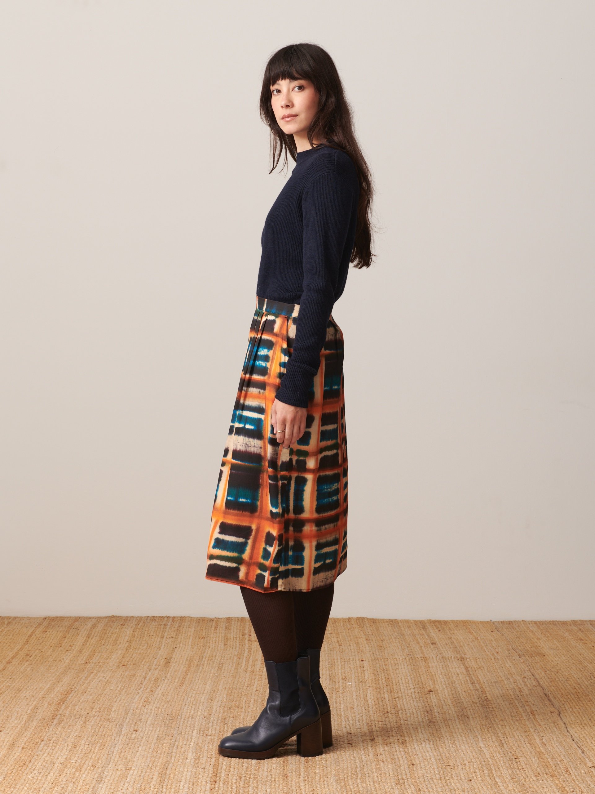 MILADO SKIRT -  Orange , Ready-to-wear Bensimon