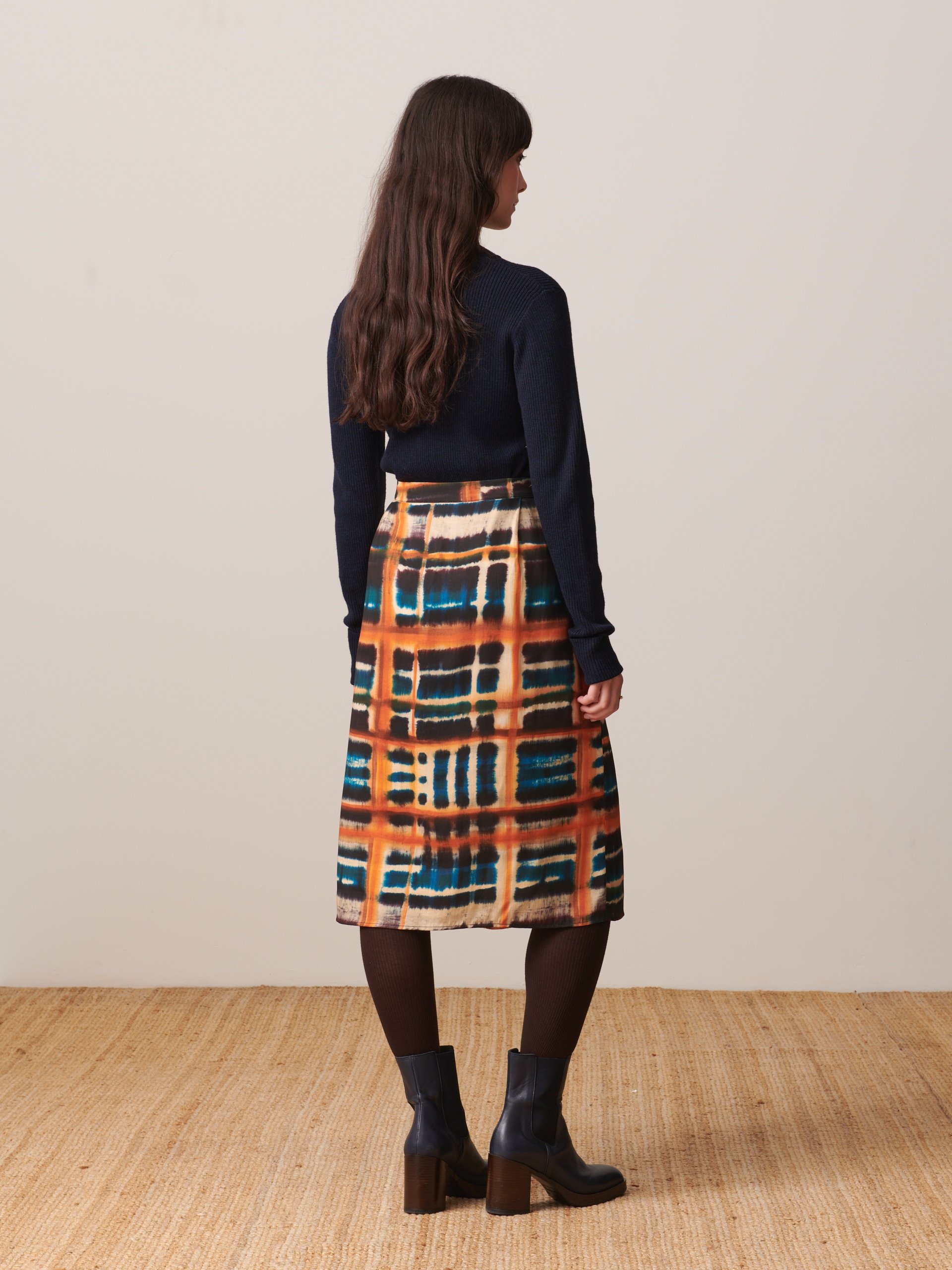 MILADO SKIRT -  Orange , Ready-to-wear Bensimon