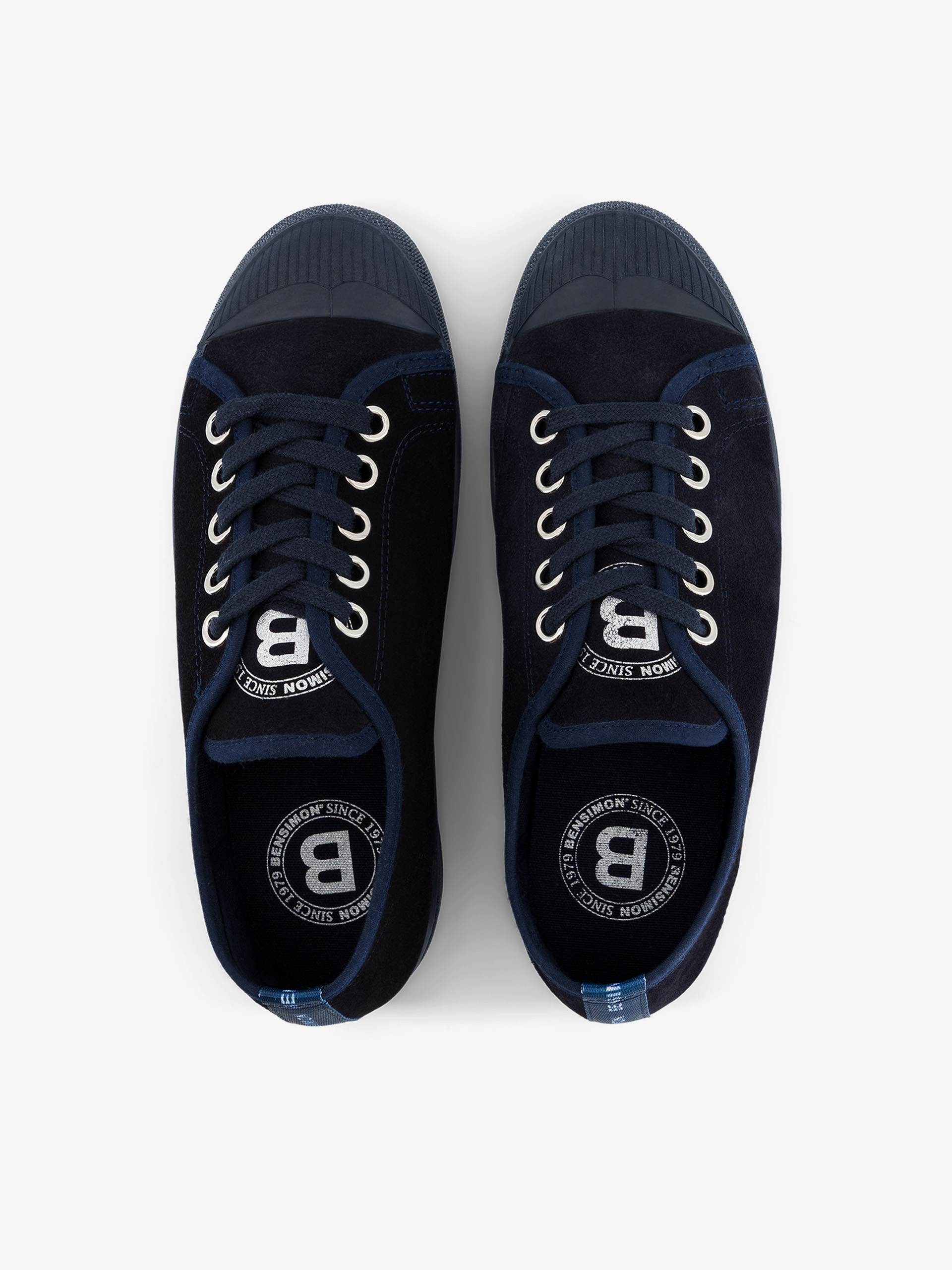 Women's Romy B79 suede sneakers - Marine , Tennis & Shoes Bensimon