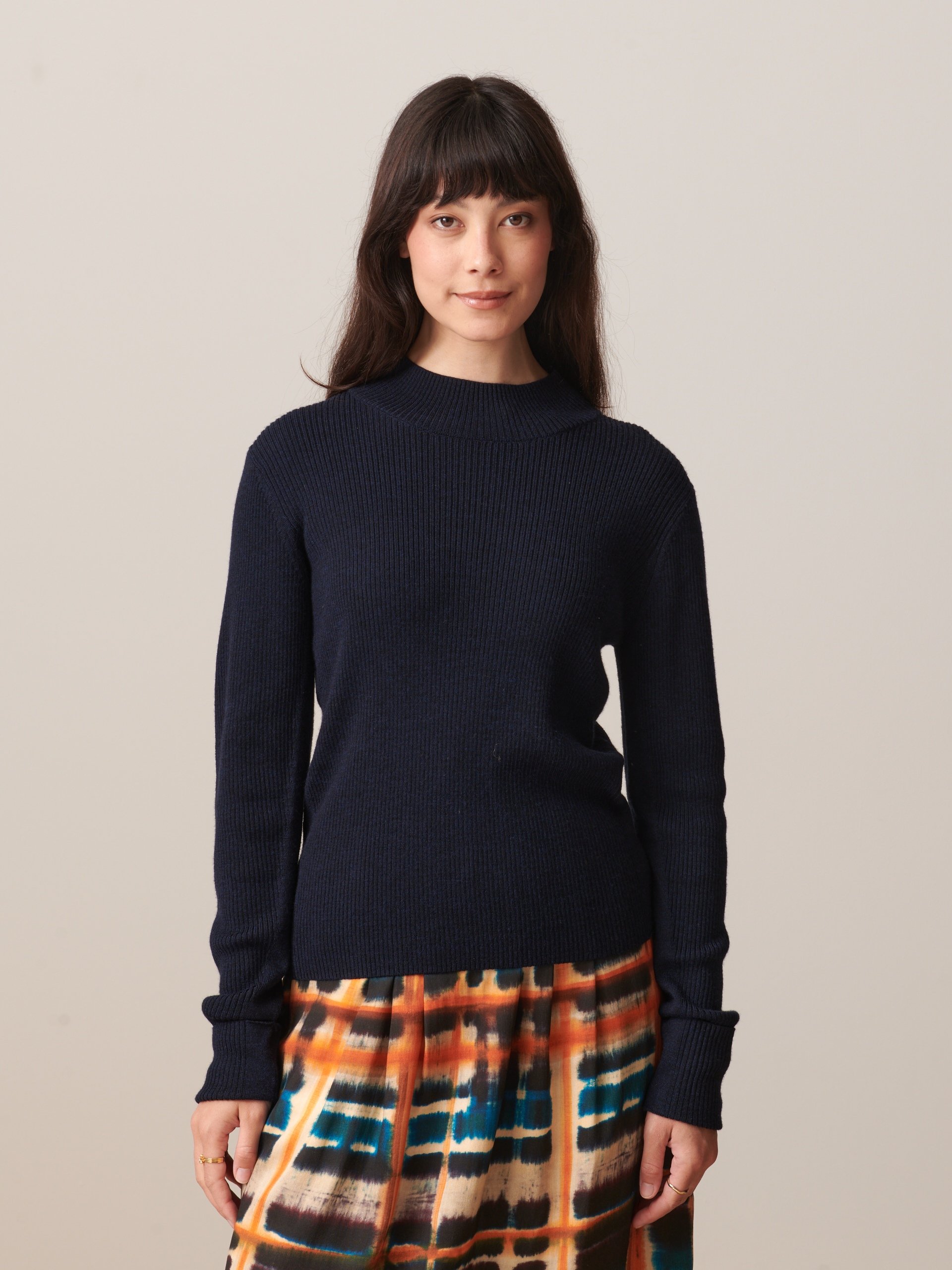 OLIN SWEATER -  Marine , Ready-to-wear Bensimon