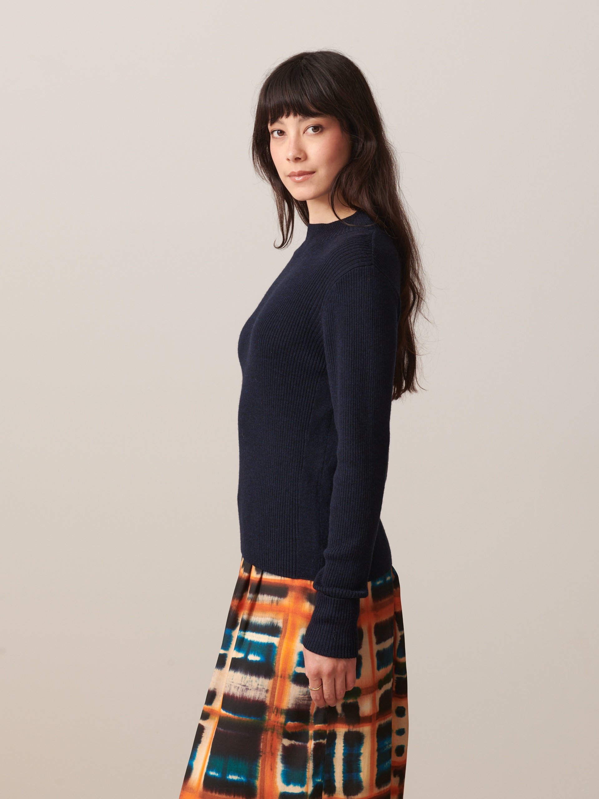 OLIN SWEATER -  Marine , Ready-to-wear Bensimon