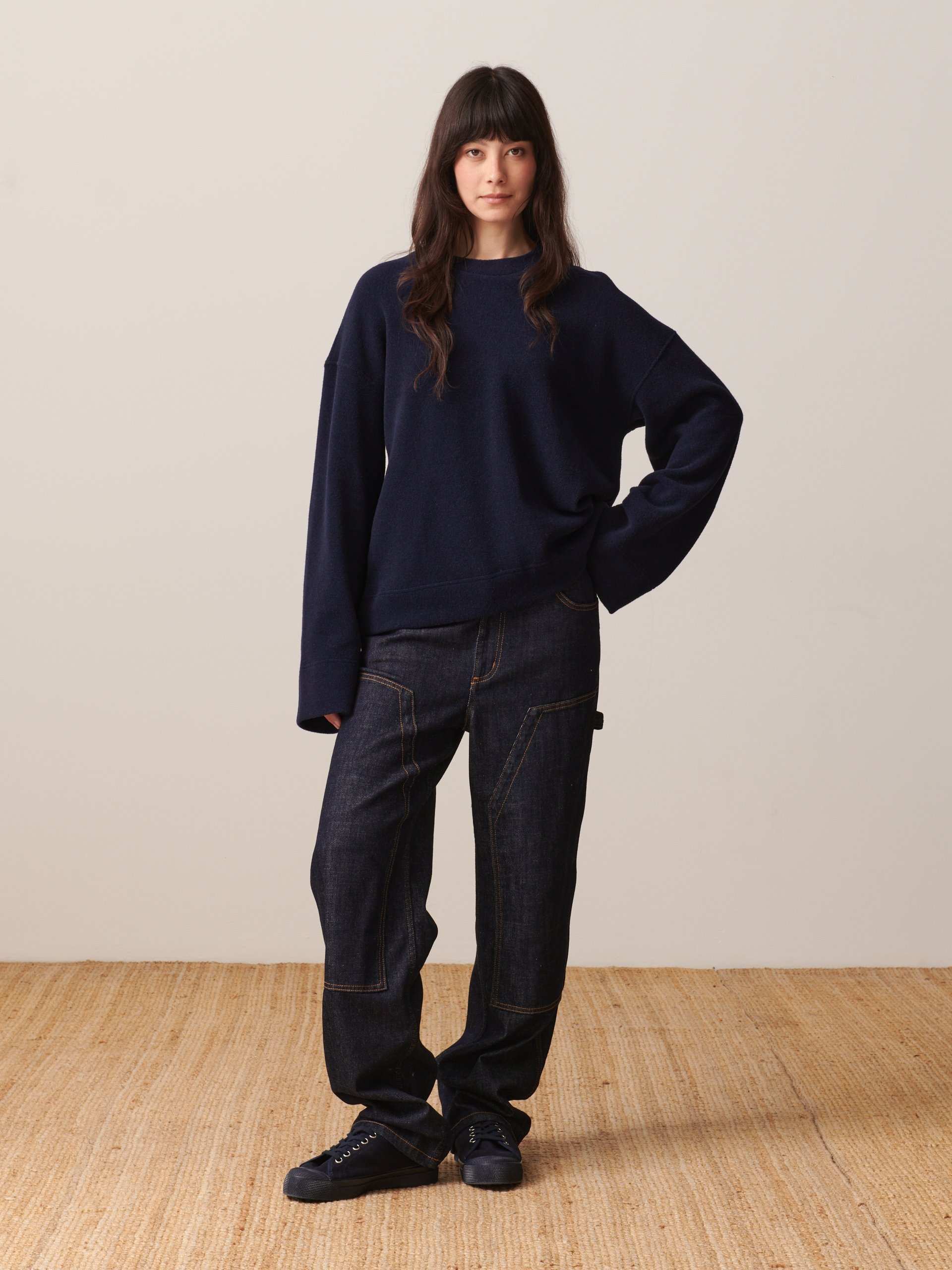ORCHIS SWEATSHIRT -  Marine , Ready-to-wear Bensimon